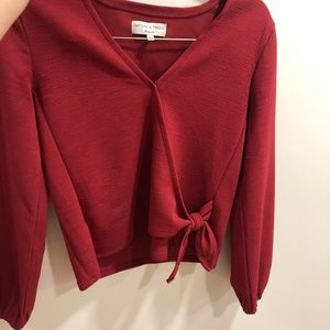 'Texture & Thread' Longsleeve blouse